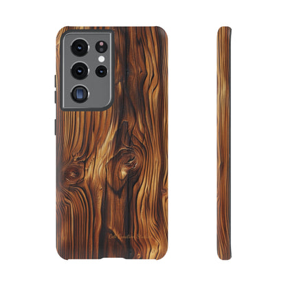 "Wood Grain Elegance" Tough Samsung Galaxy Cases