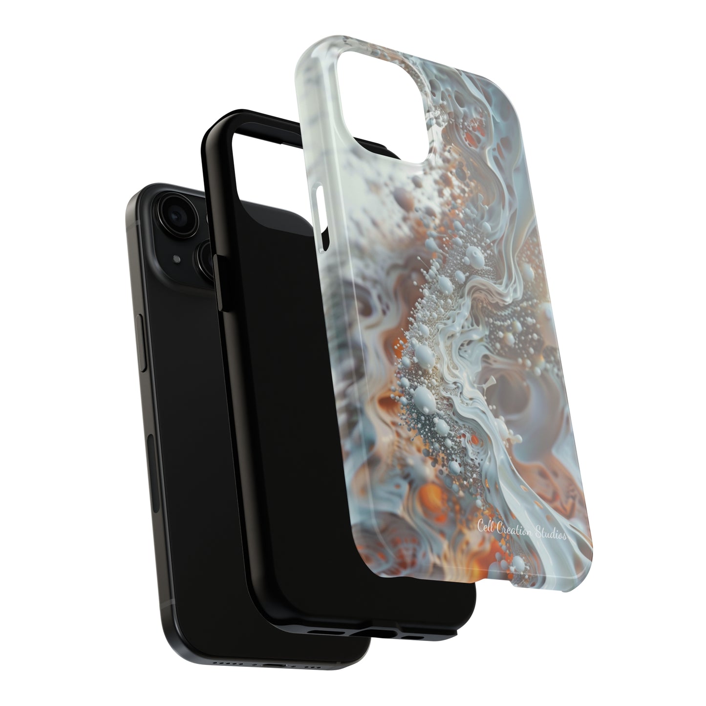 "3D Liquid Splash" -Tough iPhone Cases