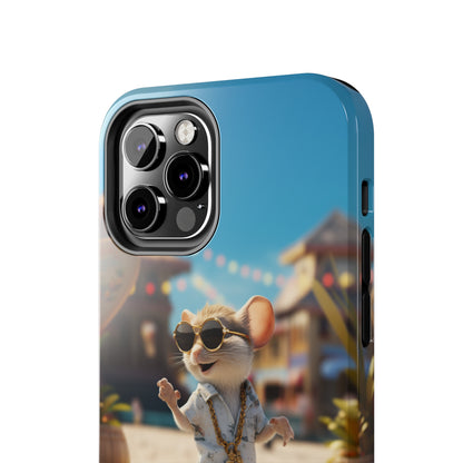 Introducing the "Groovy Mouse Rockstar" Cell Phone Case – Rock to the Beat of Coolness -Tough Phone Cases