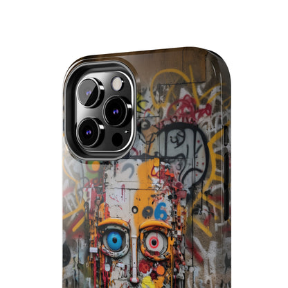 "Urban Graffiti Face" -Tough Phone Cases