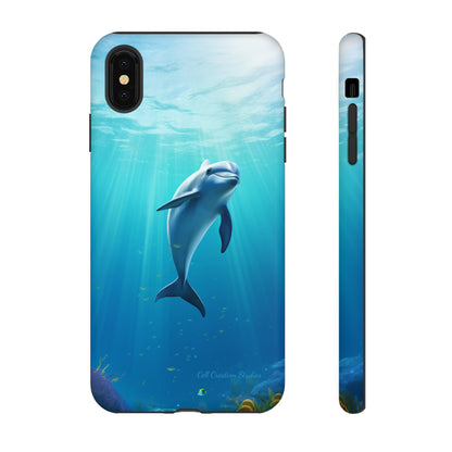 The "Dolphin Serenity" -Tough iPhone Cases