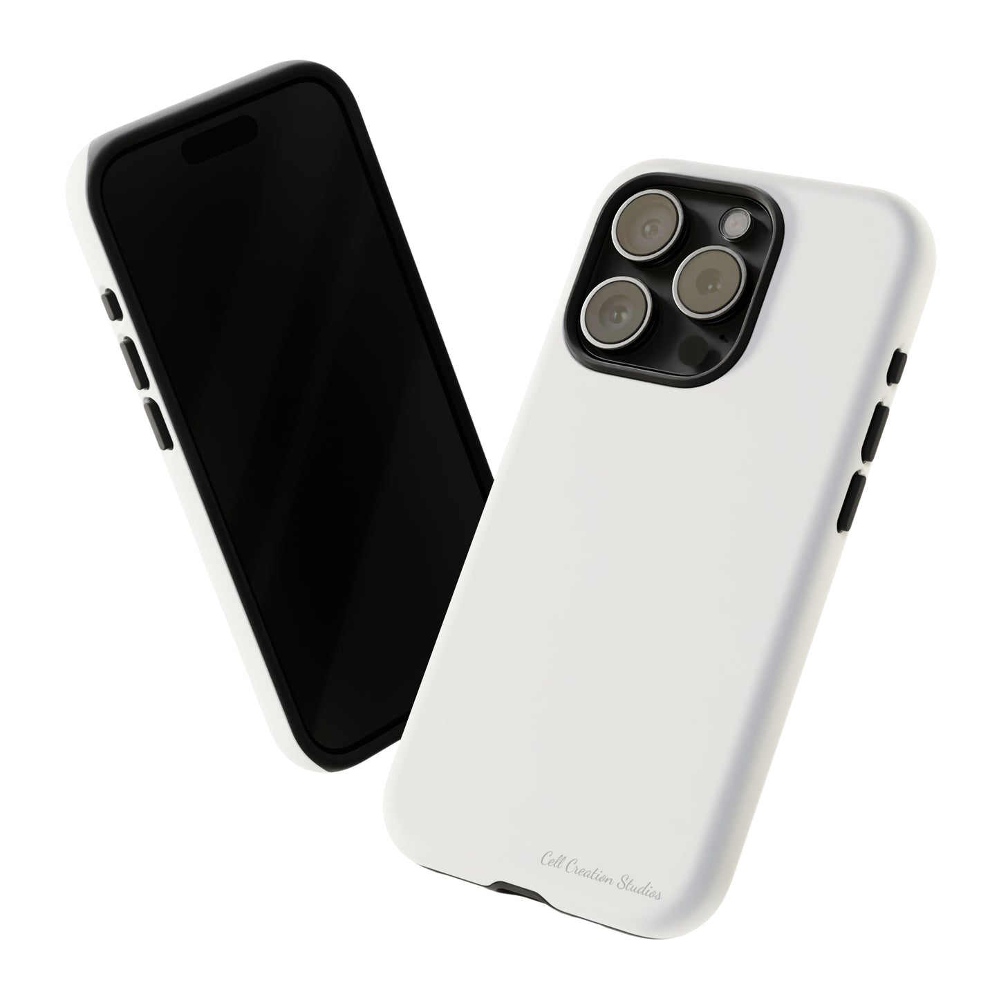 "Pure Elegance White" -Tough iPhone Cases