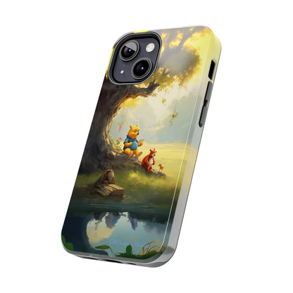 Introducing the "Winnie-The-Pooh Storytime" Cell Phone Case – A Nostalgic Journey with Friends -Tough Phone Cases