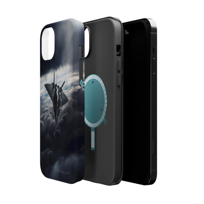 "Stealth Fighter Sky Guardian" Phone Case -MagSafe Tough Cases