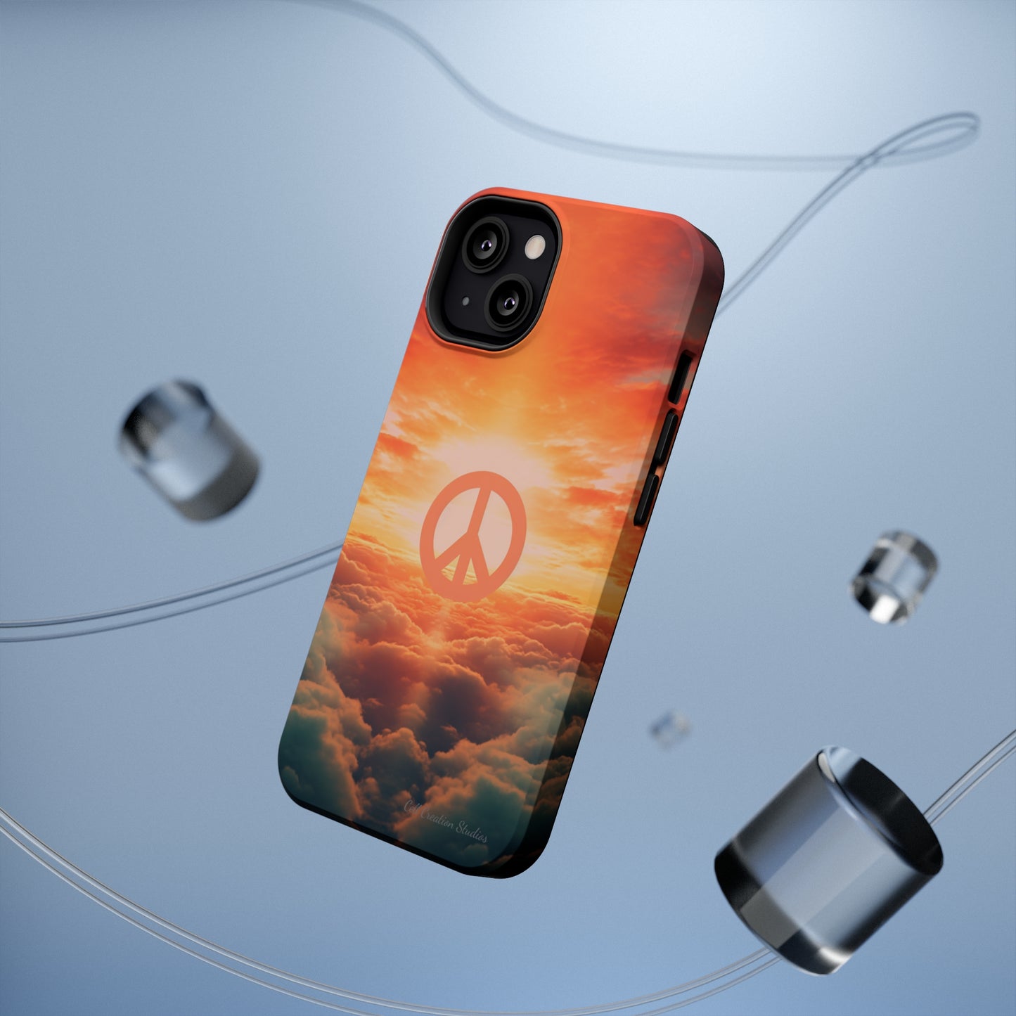 Introducing the "Sky Peace" Cell Phone Case – Carry Tranquility in Your Pocket -MagSafe Tough Cases