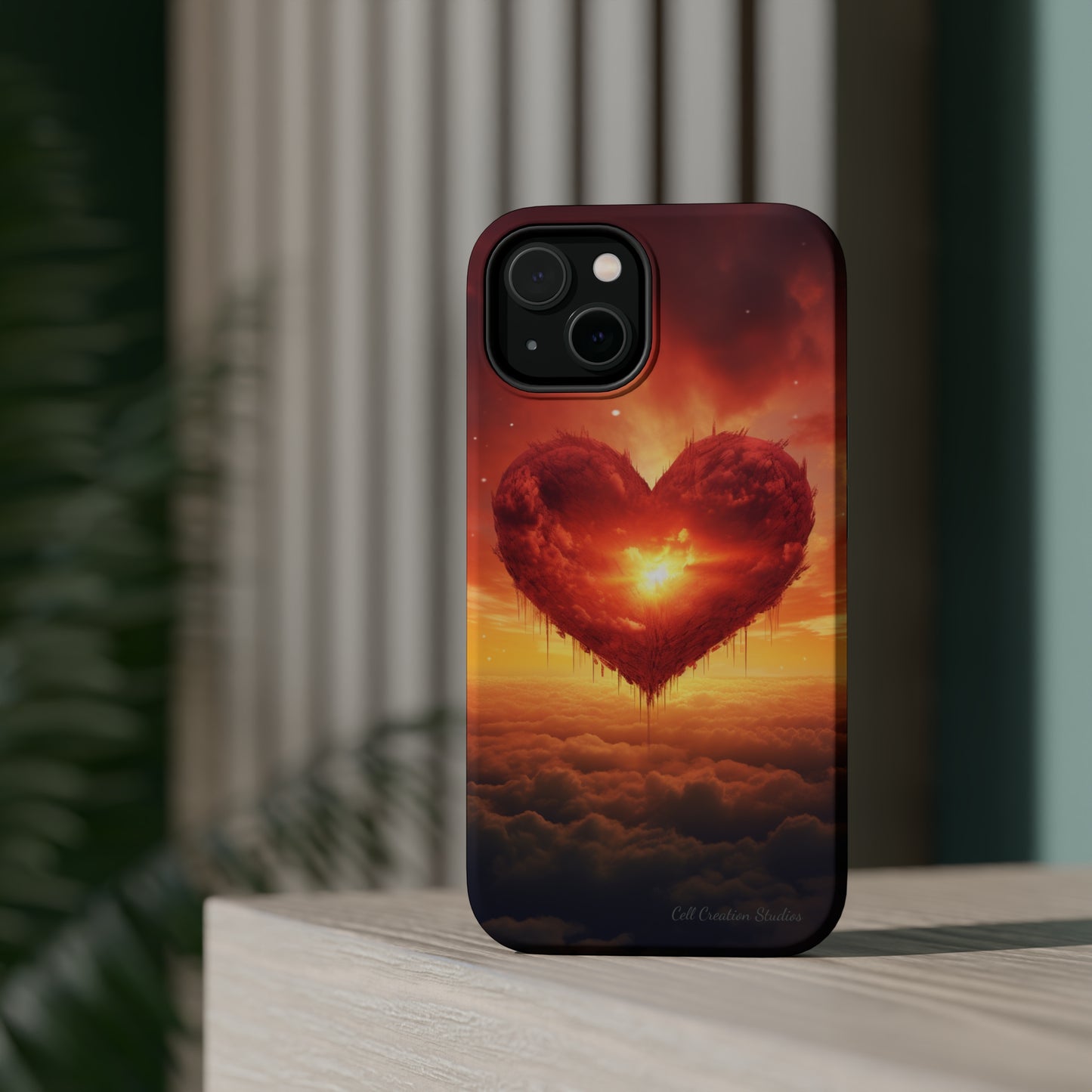 Introducing the "Sky-Heart Radiance" Cell Phone Case – Carry Love's Glow Everywhere You Go -MagSafe Tough Cases