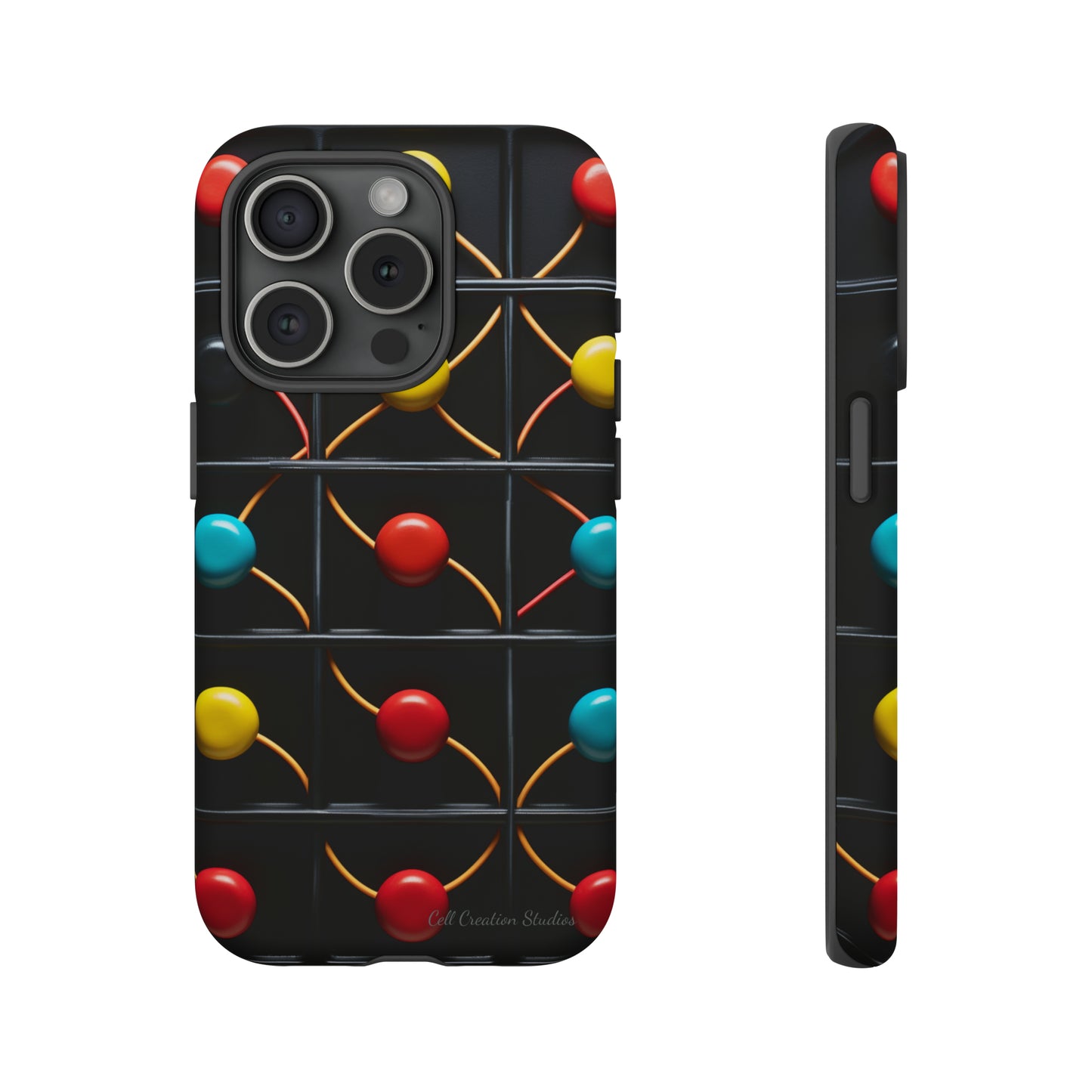 "Vibrant Spheres Fusion" -Tough Phone Cases