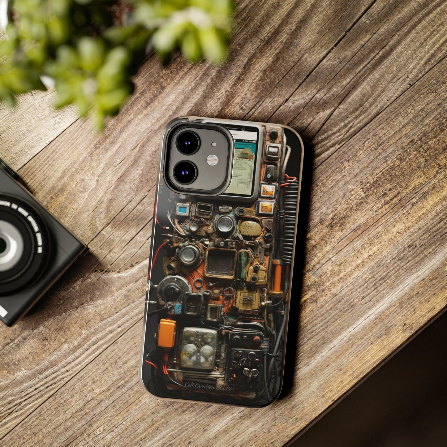 Introducing the "Tech Insight" Cell Phone Case – Explore Inner Workings with Transparent Design -Tough Phone Cases