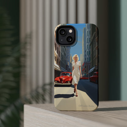 "City Stroll Glamour" Marilyn Monroe Phone Case -MagSafe Tough Cases