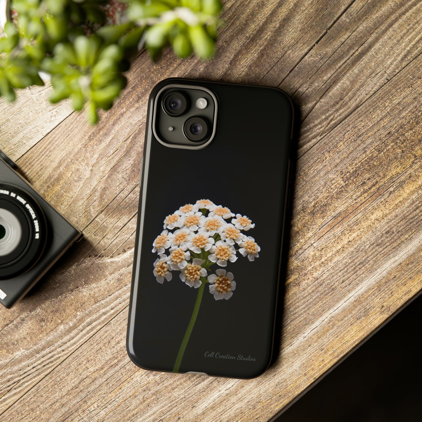 "Elegant Yarrow Bloom"  -Tough iPhone Cases