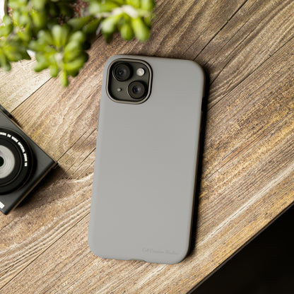 "Sleek Silver Essence" -Tough iPhone Cases