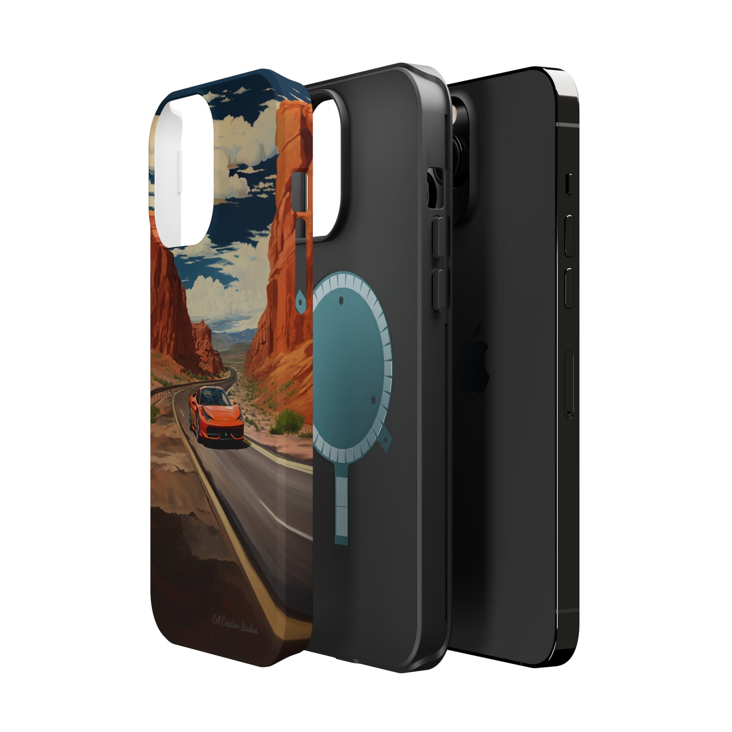 "Desert Racer Ferrari Edition" -MagSafe Tough iPhone Cases