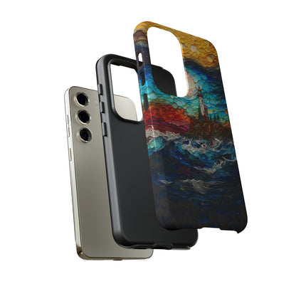 "Coastal Canvas Guardian" -Tough Samsung Phone Cases