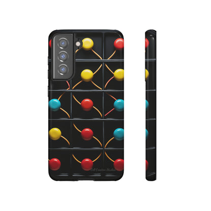 "Vibrant Spheres Fusion" -Tough Phone Cases