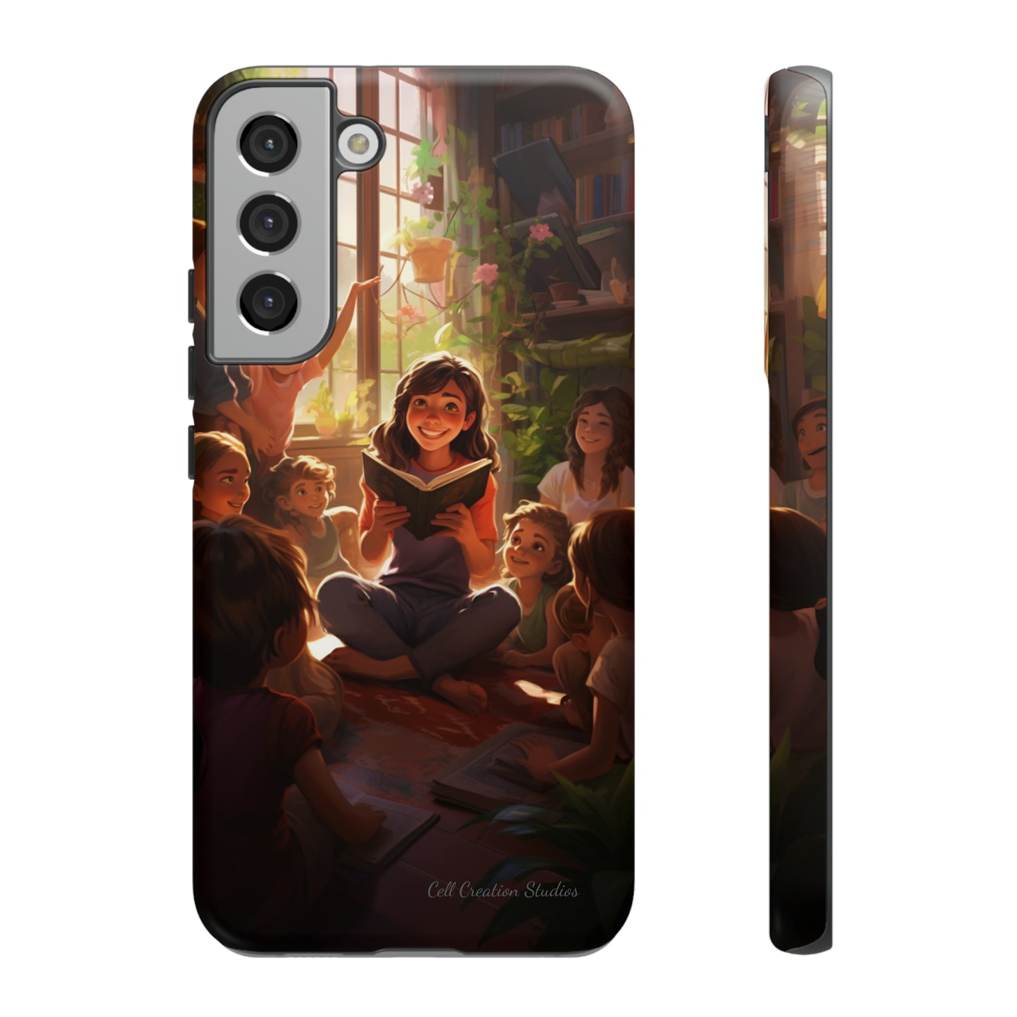 Introducing the "Inspiring Teacher's Tale" Cell Phone Case – Capture the Joy of Storytime -Tough Cases