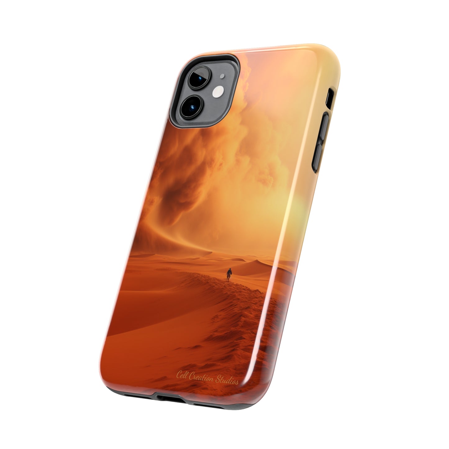 Introducing the "Desert Wanderer" Cell Phone Case – Embark on a Journey through Sand and Storm -Tough Phone Cases