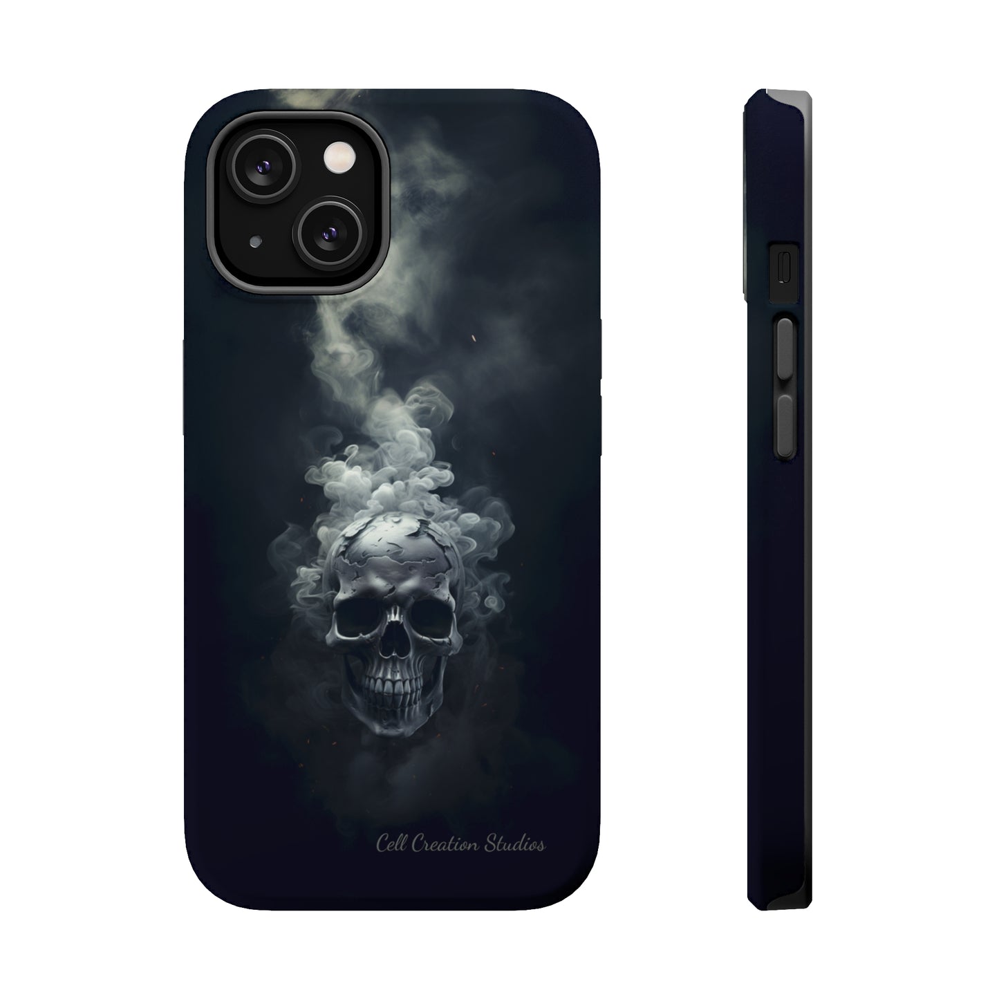 "Ethereal Skull Noir" -MagSafe Tough iPhone Cases