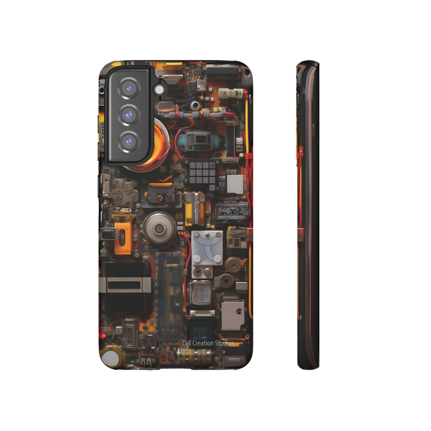 "TechInsight Guardian" -Tough Samsung Phone Cases