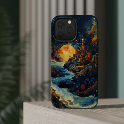 "Moonlit Coastal Vista" -MagSafe Tough iPhone Cases