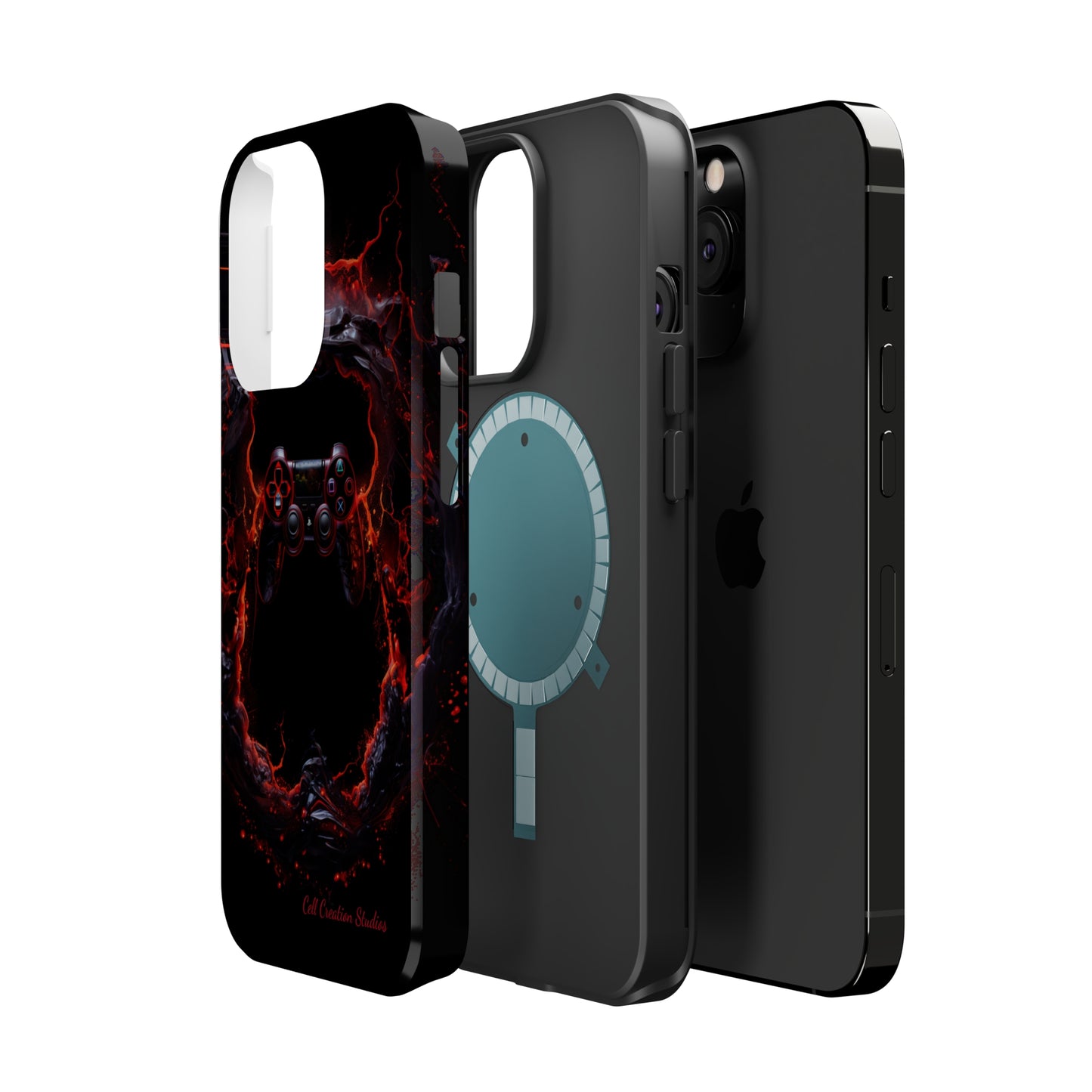 "InfernoGamer Plasma Burst" -MagSafe Tough iPhone Cases