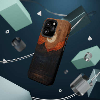 "Elevate Your Style with the Mountain Moonlight Phone Case" -MagSafe Tough Cases