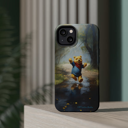 Introducing the "Winnie-The-Pooh Puddle Splash" Cell Phone Case – A Splash of Nostalgic Fun -MagSafe Tough Cases