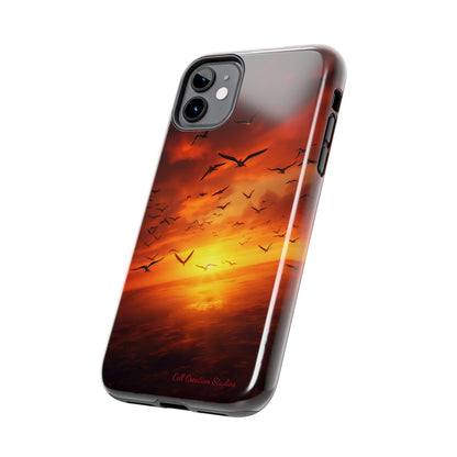 Introducing the "Sunset Soar" Cell Phone Case – Embrace Freedom and Beauty -Tough Phone Cases