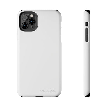 "Pure Elegance White" -Tough iPhone Cases