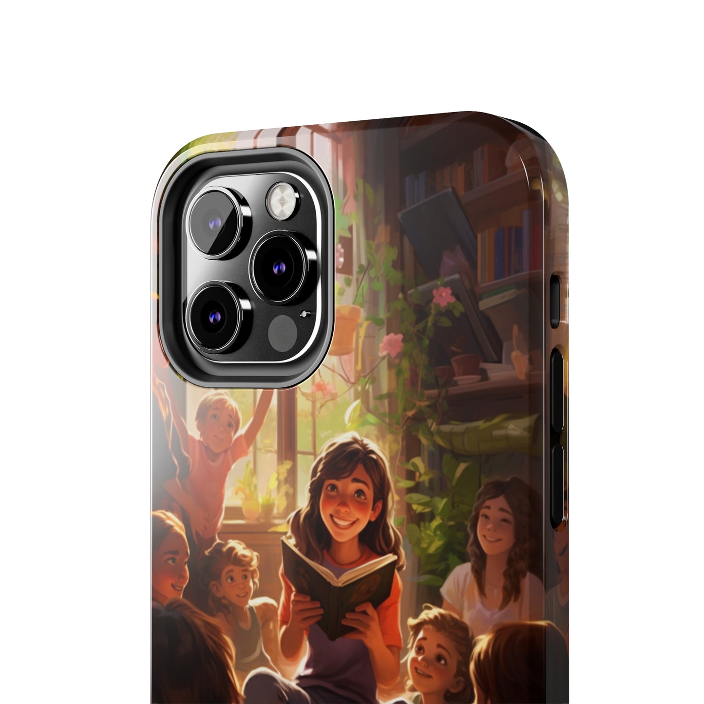 Introducing the "Inspiring Teacher's Tale" Cell Phone Case – Capture the Joy of Storytime -Tough Phone Cases