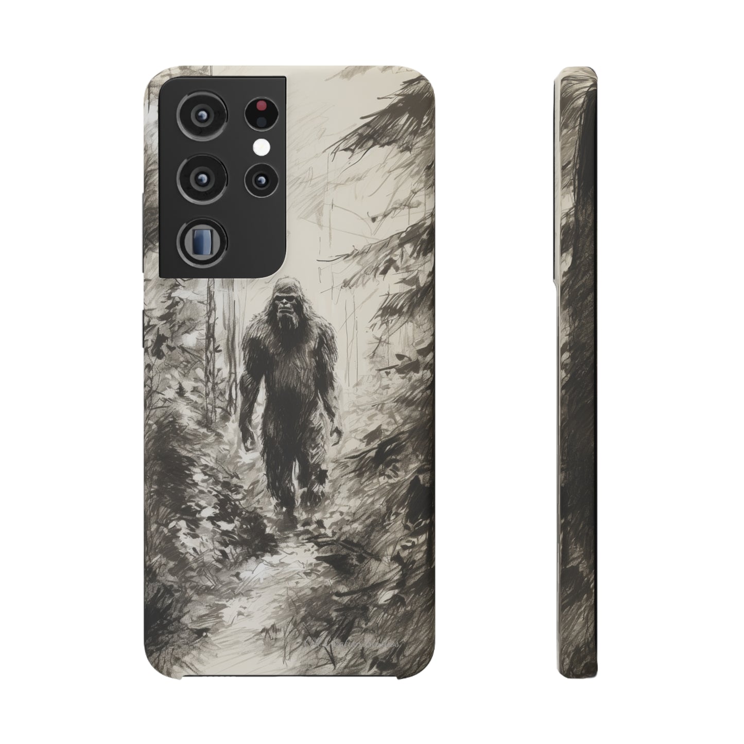 "Bigfoot in the Wilderness" Cell Phone Case – Encounter Bigfoot's Mystery -Snap Cases