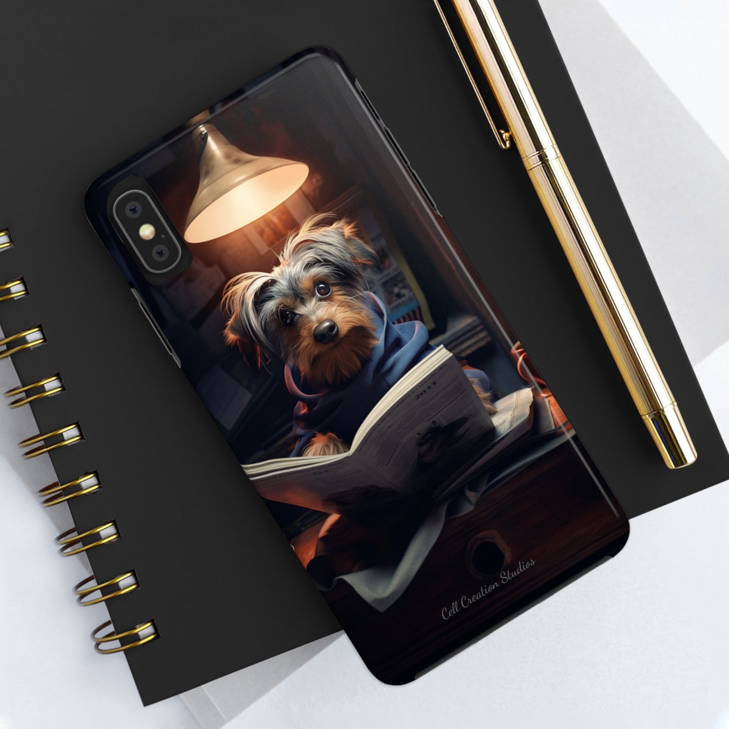 Introducing the "Canine Chronicle" Cell Phone Case – Where Tail-Wagging Tales Unfold! -Tough Phone Cases