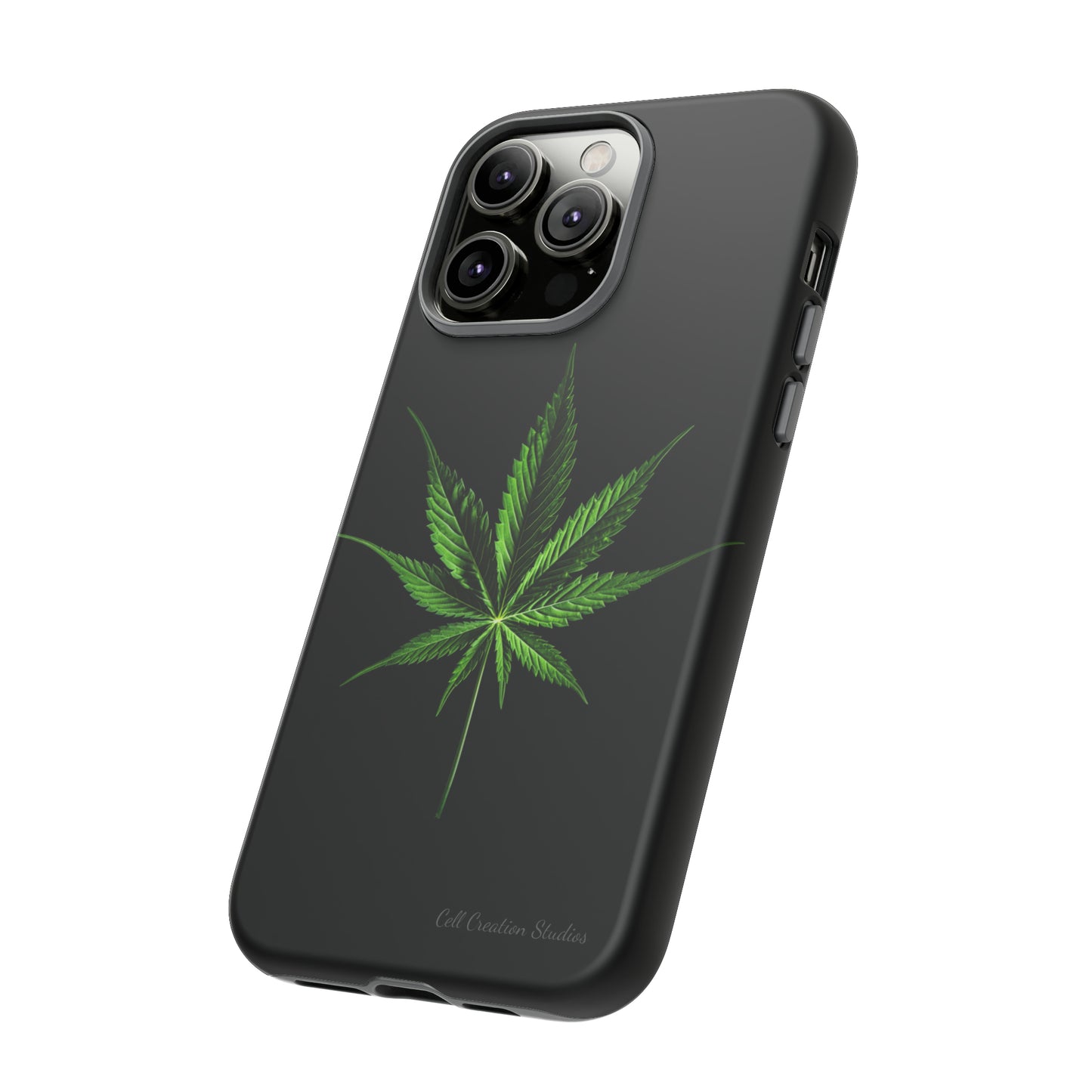 "Cannabis Chic" Marijuana Leaf Phone Case -Tough Cases