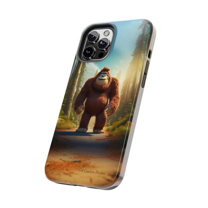 The "Trail Trekker" Bigfoot Cartoon Phone Case -Tough Phone Cases