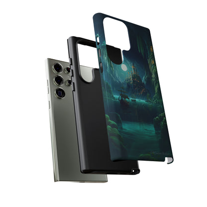 Introducing the "Moonlit Ancient City" Cell Phone Case – Explore Mysteries in the Glow of Moonlight -Tough Cases