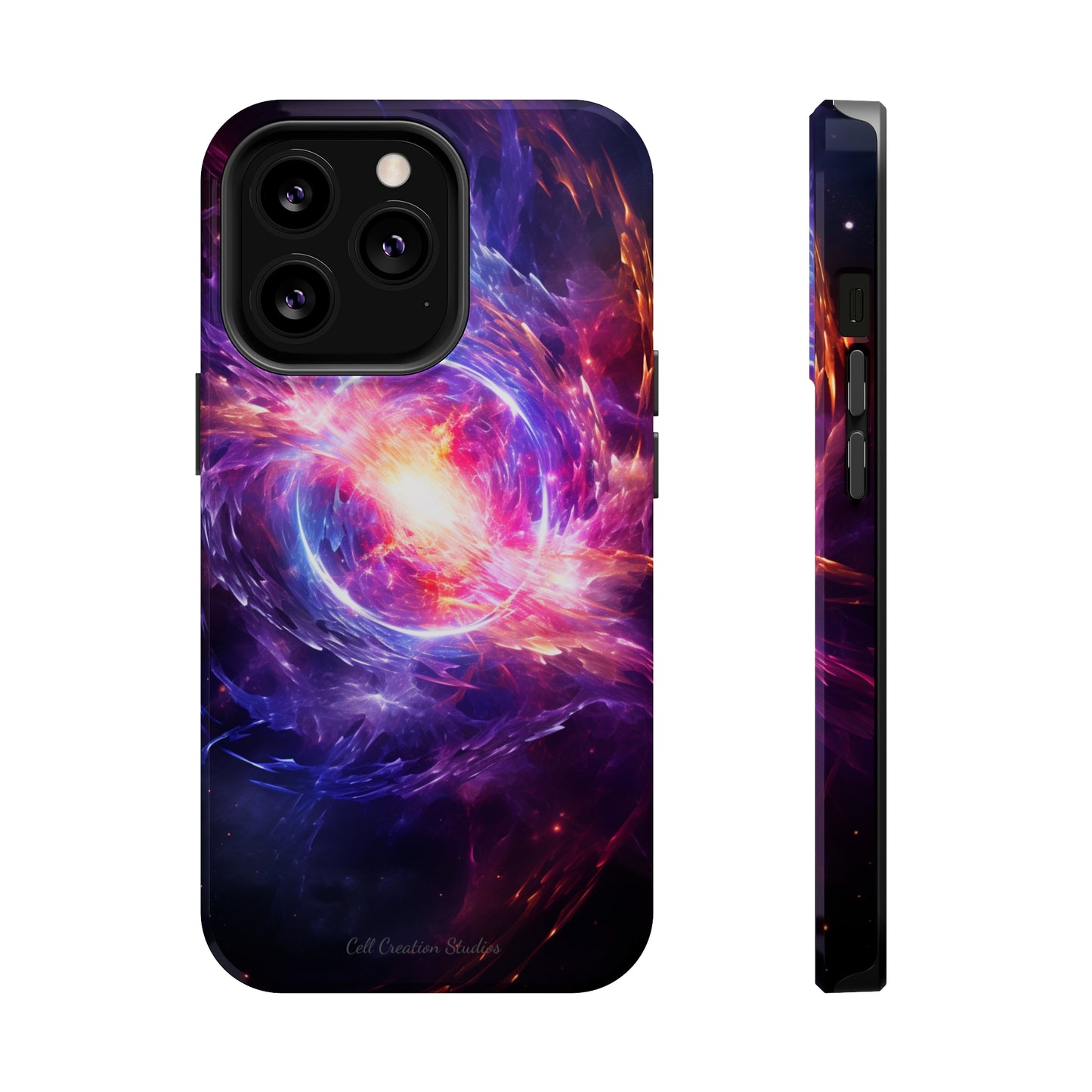 Introducing the "Celestial Explosion" Cell Phone Case – Witness the Drama of a Neutron Star Explosion! -MagSafe Tough Cases