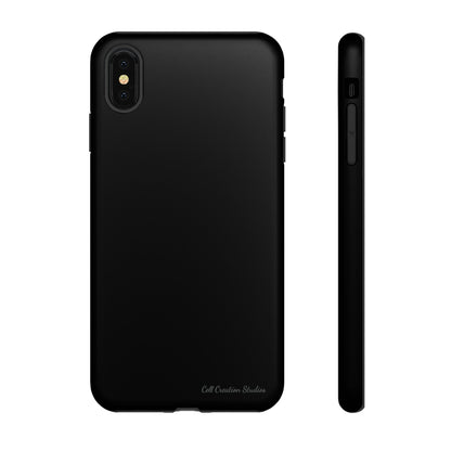 "Stealth Black Defender" -Tough iPhone Cases