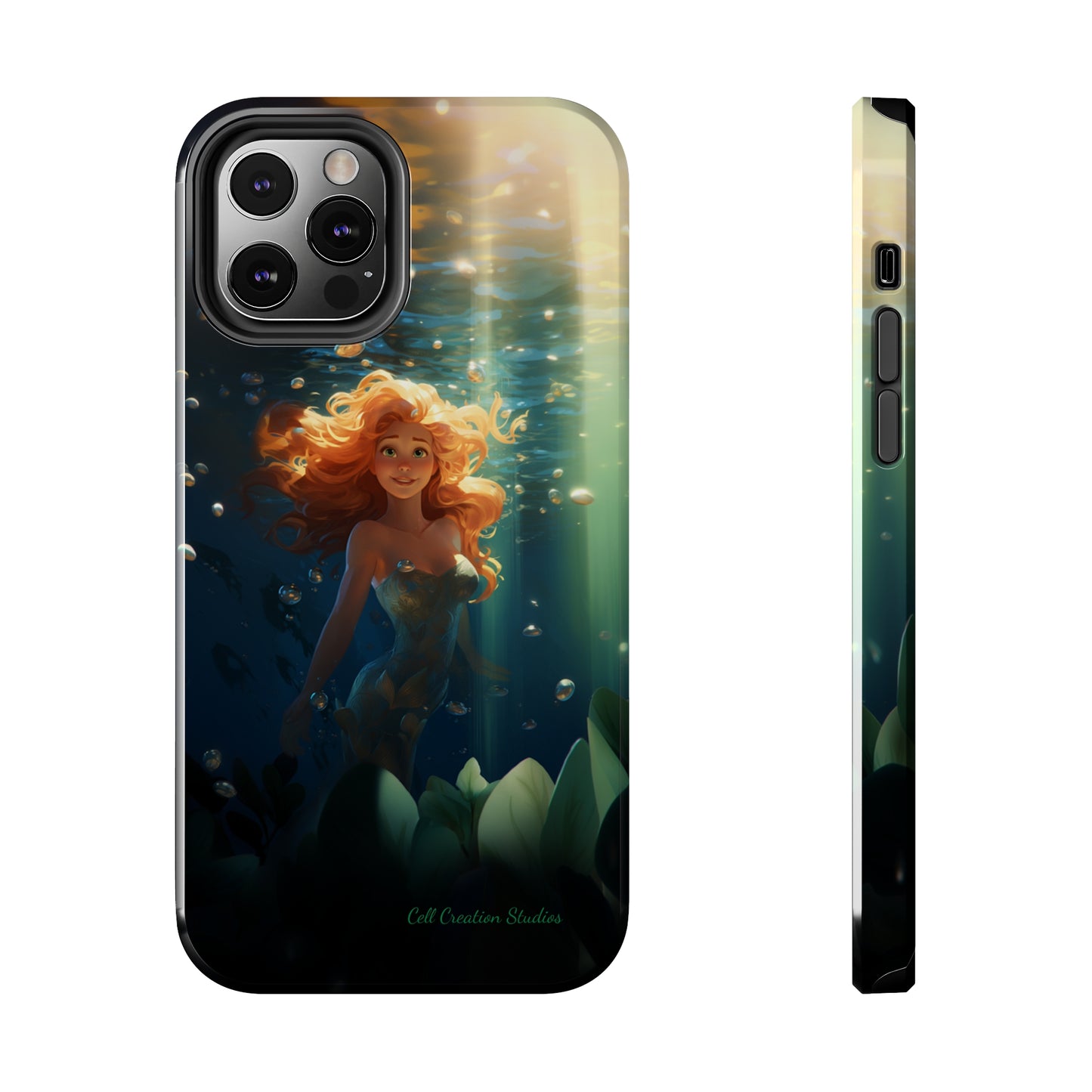 Dive into Enchantment with Our "Ariel Little Mermaid" Phone Case -Tough Phone Cases