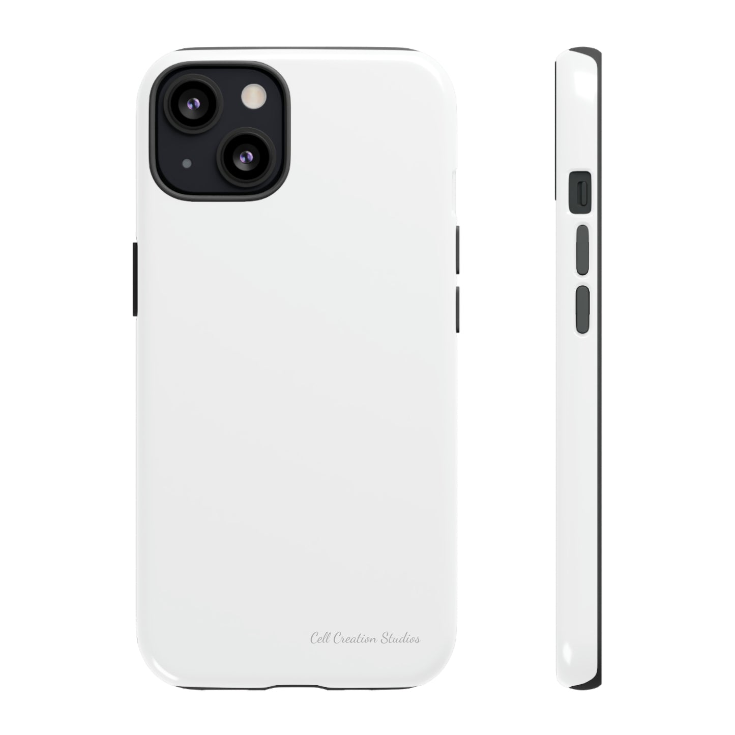 "Pure Elegance White" -Tough iPhone Cases