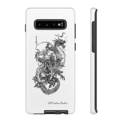 "Samurai and Dragon Sketch" -Tough Samsung Galaxy Cases