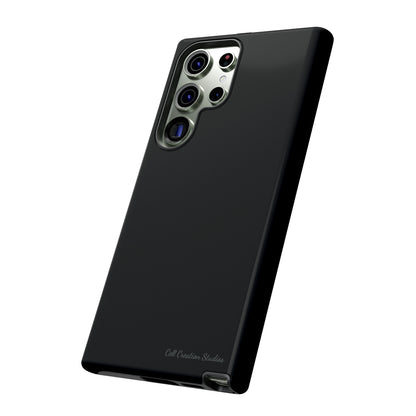 "Stealth Black Defender" -Tough Samsung Phone Cases