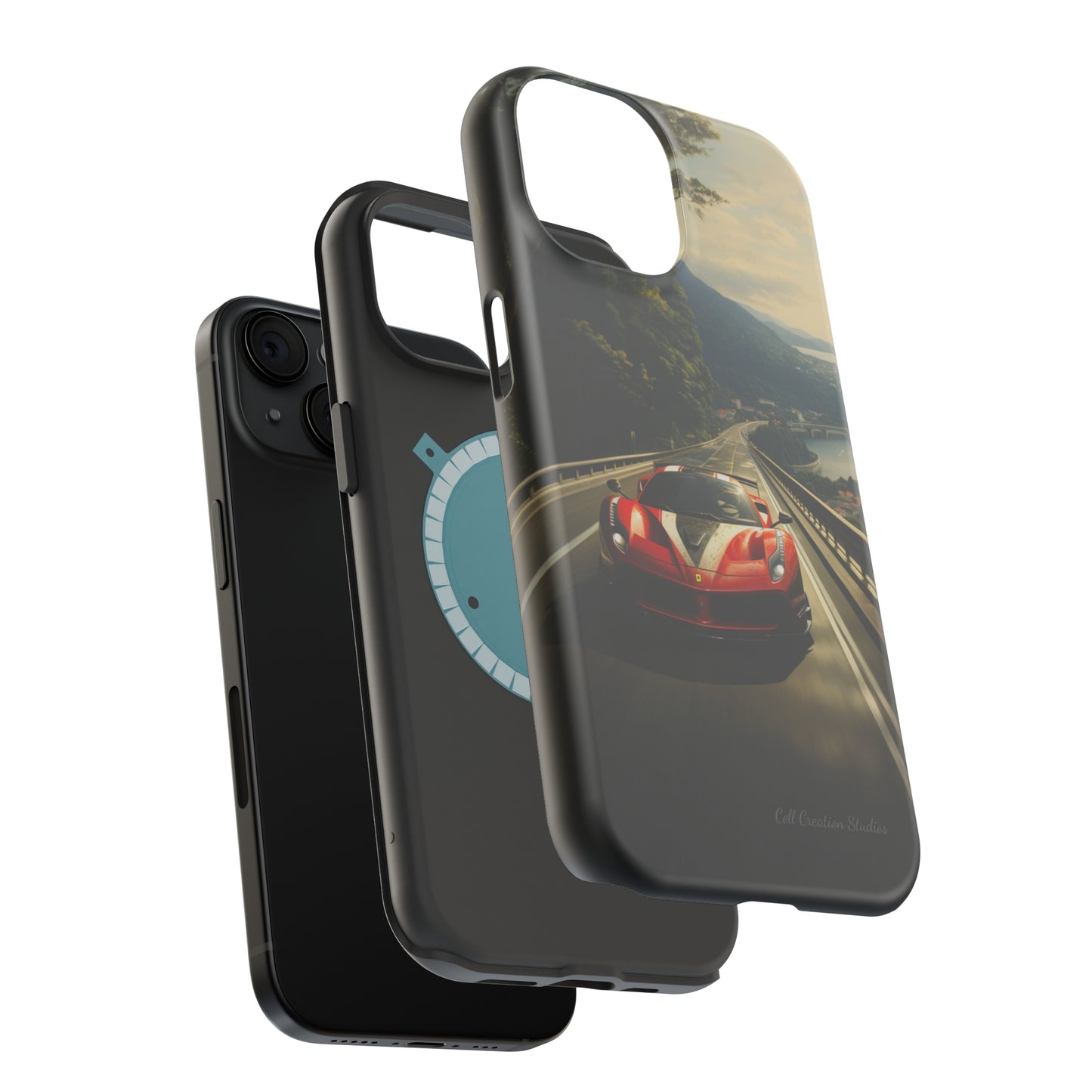 "Tropical Thrill Ferrari Edition" -MagSafe Tough iPhone Cases