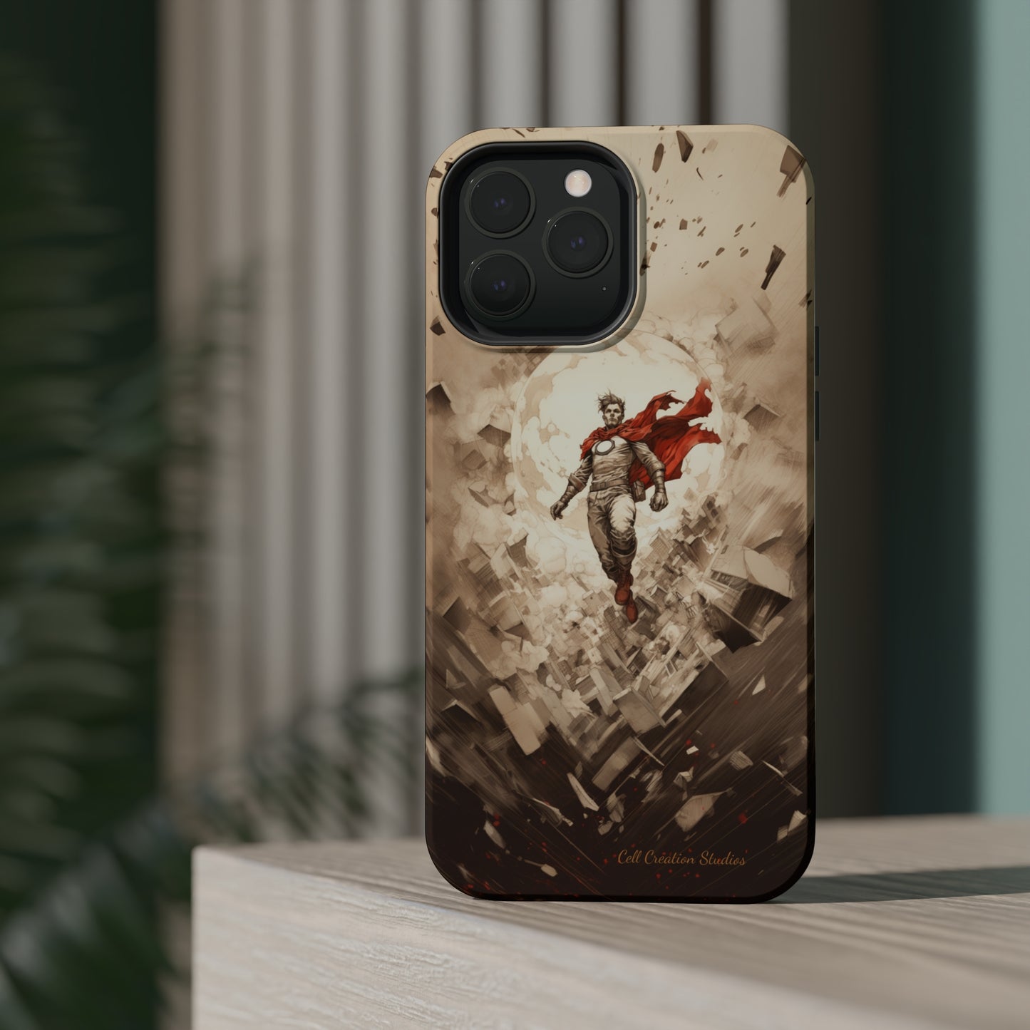 Introducing the "Heroic Guardian" Cell Phone Case – Unleash Your Inner Superhero with Captivating Design -MagSafe Tough Cases