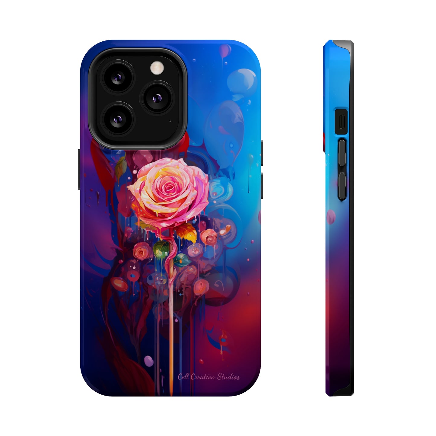 "Dreamy Rose Bloom Fantasy" -MagSafe Tough iPhone Cases