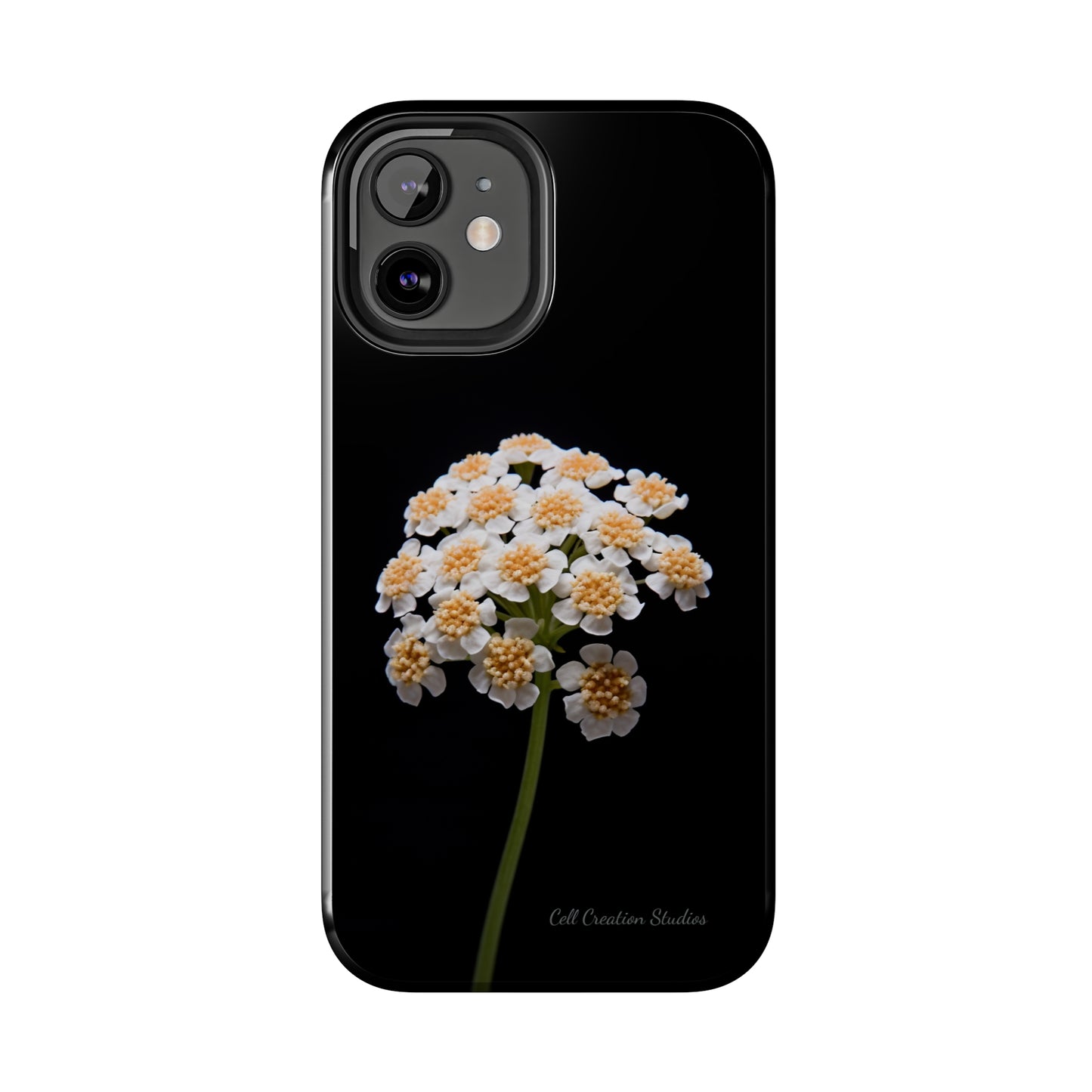 "Elegant Yarrow Bloom" Phone Case -Tough Phone Cases