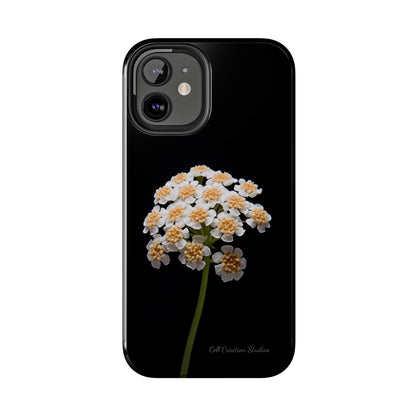 "Elegant Yarrow Bloom" Phone Case -Tough Phone Cases