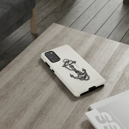 "Nautical Elegance Anchor" -Tough Samsung Phone Cases