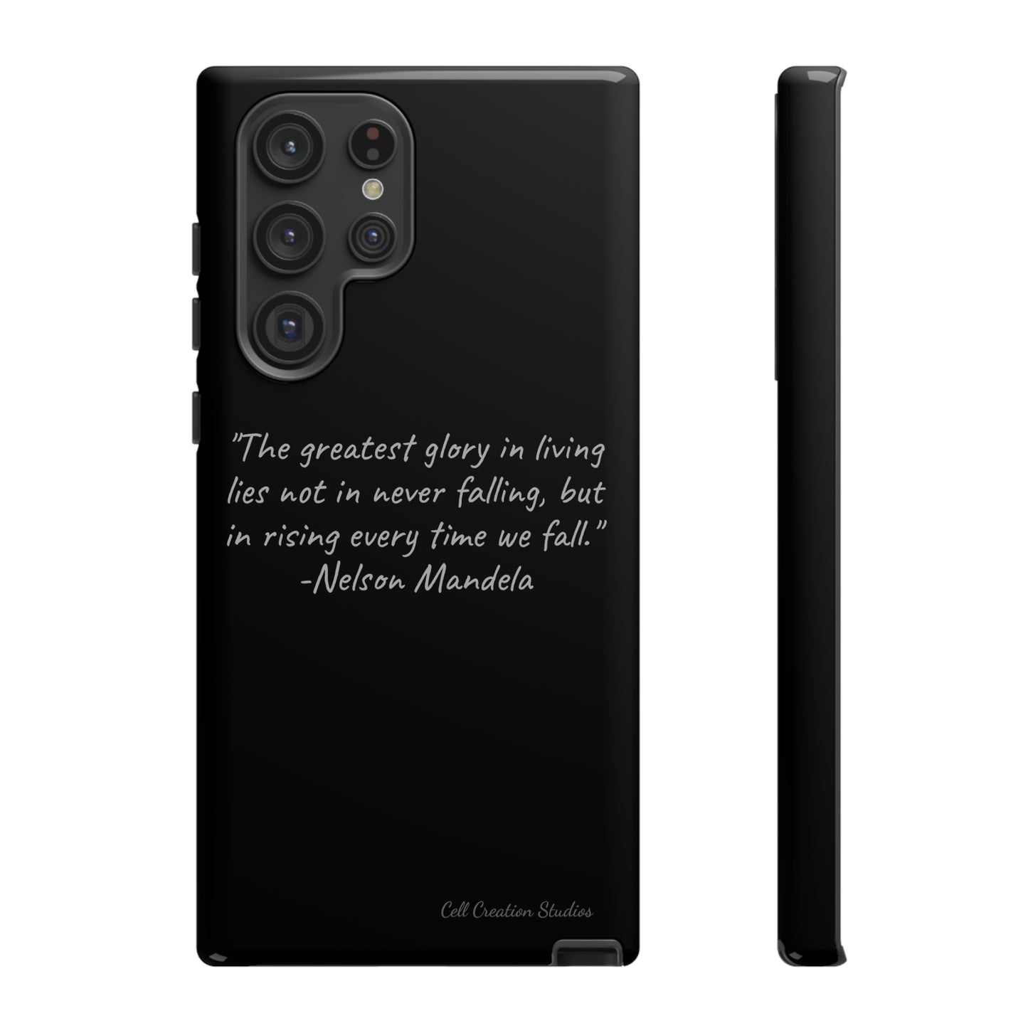 "Rising Glory" Nelson Mandela Quote Phone Case -Tough Cases