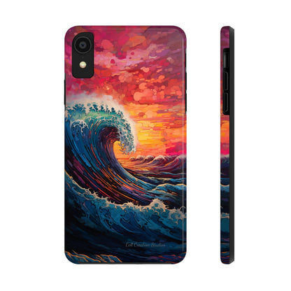 "Colorful Ocean Wave" Cell Phone Case -Tough Phone Cases