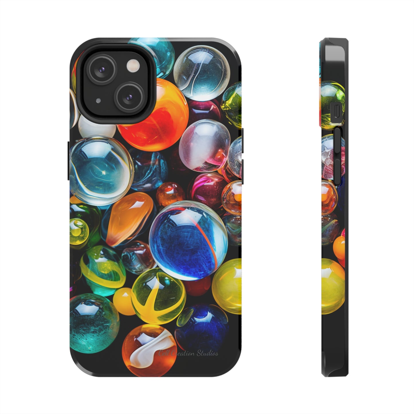 Introducing the "Vibrant Marbles Mosaic" Cell Phone Case – Carry a Kaleidoscope of Colors! -Tough Phone Cases