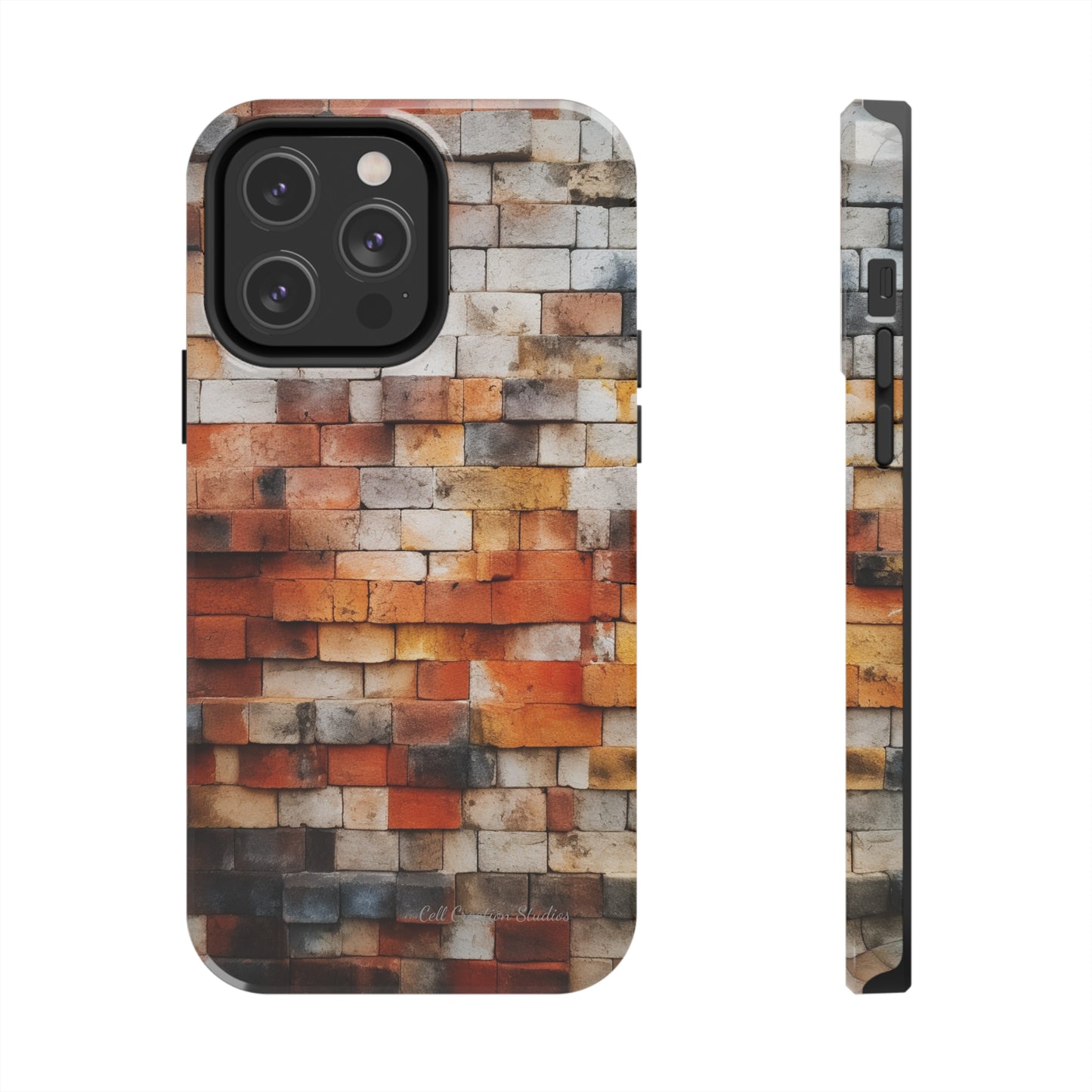 Introducing our "Urban Brickwork" Cell Phone Case – the perfect fusion of style and protection for your device -Tough Phone Cases
